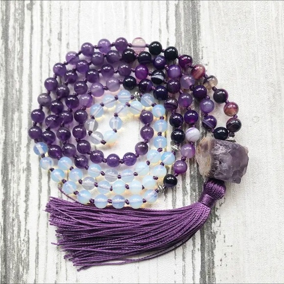 Amethyst Mala - Picture 1 of 5